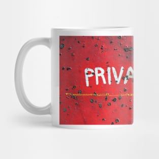 PRIVATE SPACE and PRIVATE TIMES Mug